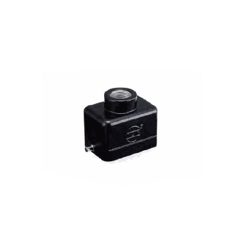Capot 6B, alliage aluminium moulé, acier inoxydable, IP65, Sortie verticale, PG13.5